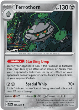 Ferrothorn single card from Pokemon