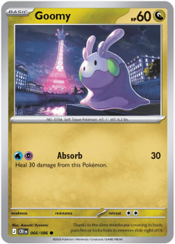 Goomy single card from Pokemon