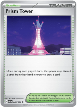 Prism Tower single card from Pokemon