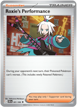 Roxie's Performance single card from Pokemon