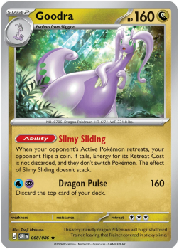 Goodra single card from Pokemon