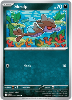 Skrelp single card from Pokemon