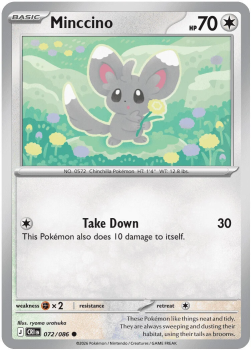 Minccino single card from Pokemon