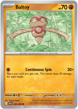 Baltoy single card from Pokemon