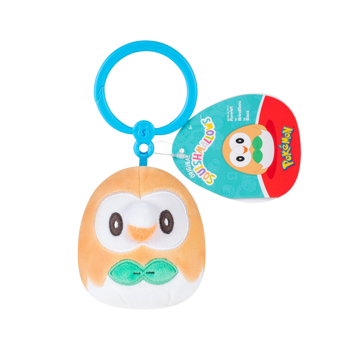 Squishmallows Pokemon 3.5in - Clip-On Rowlet