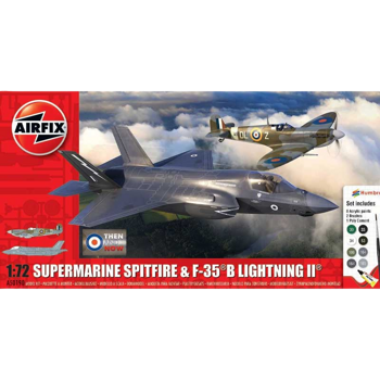 Airfix Supermarine Spitfire & F-35B Lightning II 'Then and Now' ***DAMAGED ITEM***
