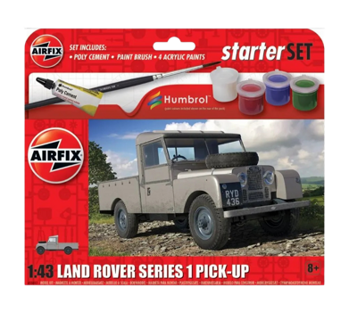 Airfix Starter Set - Land Rover Series 1 Pick-Up