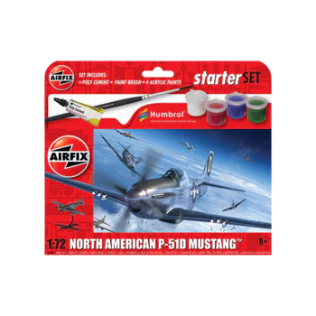Airfix Starter Set - North American P-51D Mustang