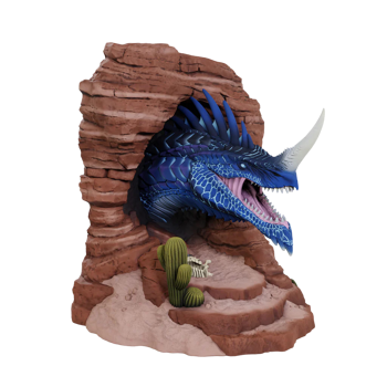 Dungeons & Dragons Bookend Blue Dragon