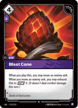Blast Cone (FOIL) single card from Riftbound : League of Legends Card Game