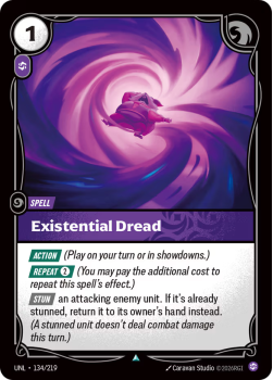 Existential Dread (FOIL) single card from Riftbound : League of Legends Card Game