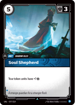 Soul Shepherd single card from Riftbound : League of Legends Card Game