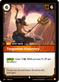 Targonian Visionary (FOIL) single card from Riftbound : League of Legends Card Game