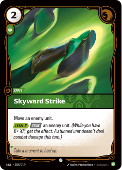 Skyward Strike (FOIL) single card from Riftbound : League of Legends Card Game