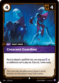 Crescent Guardian (FOIL) single card from Riftbound : League of Legends Card Game