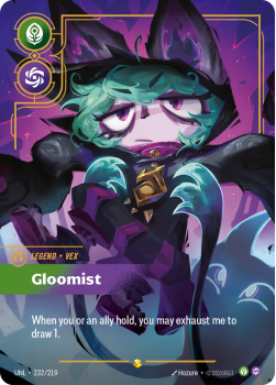 Gloomist (Overnumbered) single card from Riftbound : League of Legends Card Game