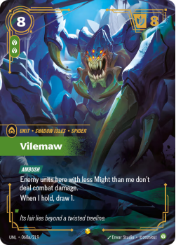 Vilemaw (Alternate Art) single card from Riftbound : League of Legends Card Game