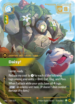 Daisy! single card from Riftbound : League of Legends Card Game
