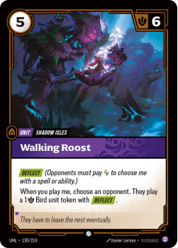 Walking Roost (FOIL) single card from Riftbound : League of Legends Card Game
