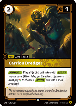 Carrion Dredger (FOIL) single card from Riftbound : League of Legends Card Game
