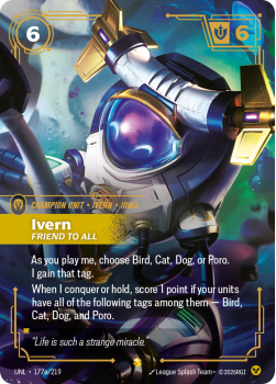 Ivern, Friend to All (Alternate Art) single card from Riftbound : League of Legends Card Game