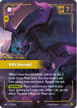 Rift Herald single card from Riftbound : League of Legends Card Game