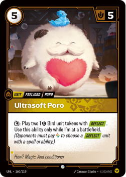 Ultrasoft Poro (FOIL) single card from Riftbound : League of Legends Card Game