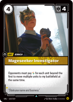 Mageseeker Investigator (FOIL) single card from Riftbound : League of Legends Card Game