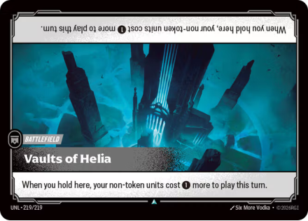 Vaults of Helia (FOIL) single card from Riftbound : League of Legends Card Game