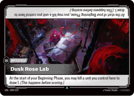 Dusk Rose Lab (FOIL) single card from Riftbound : League of Legends Card Game