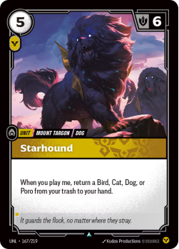 Starhound (FOIL) single card from Riftbound : League of Legends Card Game