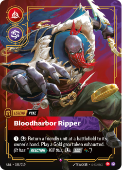 Bloodharbor Ripper single card from Riftbound : League of Legends Card Game