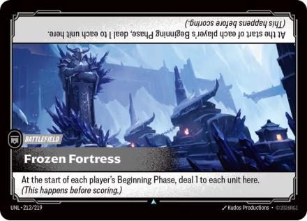 Frozen Fortress (FOIL) single card from Riftbound : League of Legends Card Game