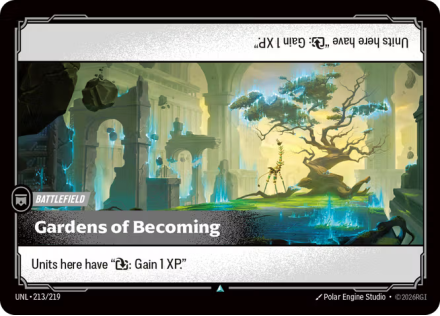 Gardens of Becoming (FOIL) single card from Riftbound : League of Legends Card Game