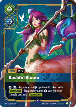 Bashful Bloom single card from Riftbound : League of Legends Card Game
