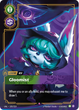 Gloomist single card from Riftbound : League of Legends Card Game