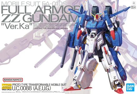 Mobile Suit FA-010S Full Armor ZZ Gundam Ver. Ka Model Kit
