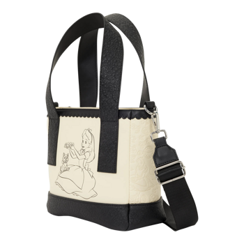 Loungefly - Alice in Wonderland Floral Tote Crossbody Bag