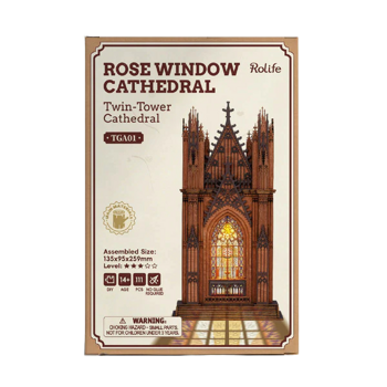 Rolife Twin-Tower Cathedral 3D Wooden Puzzle TGA01