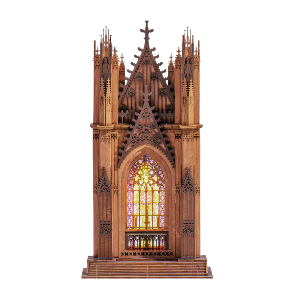 Rolife Twin-Tower Cathedral 3D Wooden Puzzle TGA01