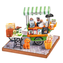Rolife Aromatic Coffee Cart DIY Miniature House DG182