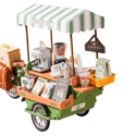 Rolife Aromatic Coffee Cart DIY Miniature House DG182 - Image 2