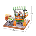 Rolife Aromatic Coffee Cart DIY Miniature House DG182 - Image 4