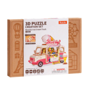 Rolife Beverly's Ice Cream Truck 3D Wooden Puzzle TGS06 - Image 2
