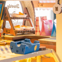 Rolife Beverly's Ice Cream Truck 3D Wooden Puzzle TGS06 - Image 3