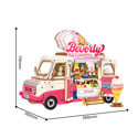Rolife Beverly's Ice Cream Truck 3D Wooden Puzzle TGS06 - Image 5