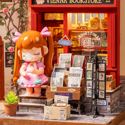 Rolife Vienna Bookstore DIY Miniature House DG183 - Image 2