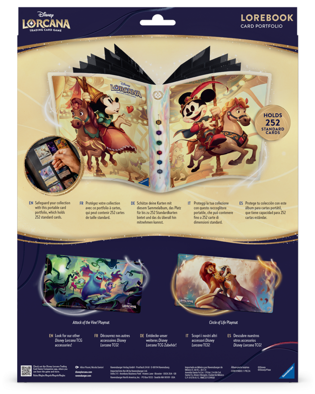 disney lorcana card folder Lorcana: The First Chapter Portfolio and scratches KarlyPro Binder Compatible with Lorcana