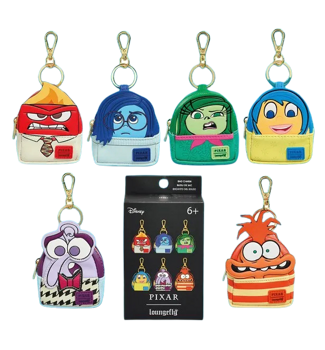 Loungefly - Disney Inside Out 2 Mini Backpack Charms