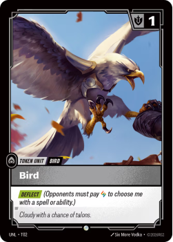 Bird // Gold single card from Riftbound : League of Legends Card Game
